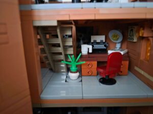 Upper interior office area inside the Pantasy Craft Brewery