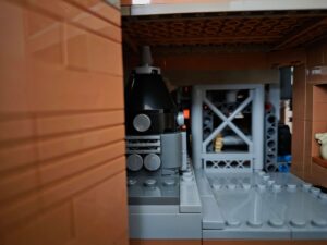 Lower interior area inside the Pantasy Craft Brewery