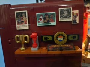Trophy display inside the Lumibricks Boxing Club 19009