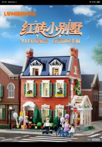 Lumibricks 15009 Town Life Redbrick Row House
