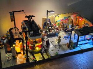 Lumibricks Heritage Tram & Station MOC