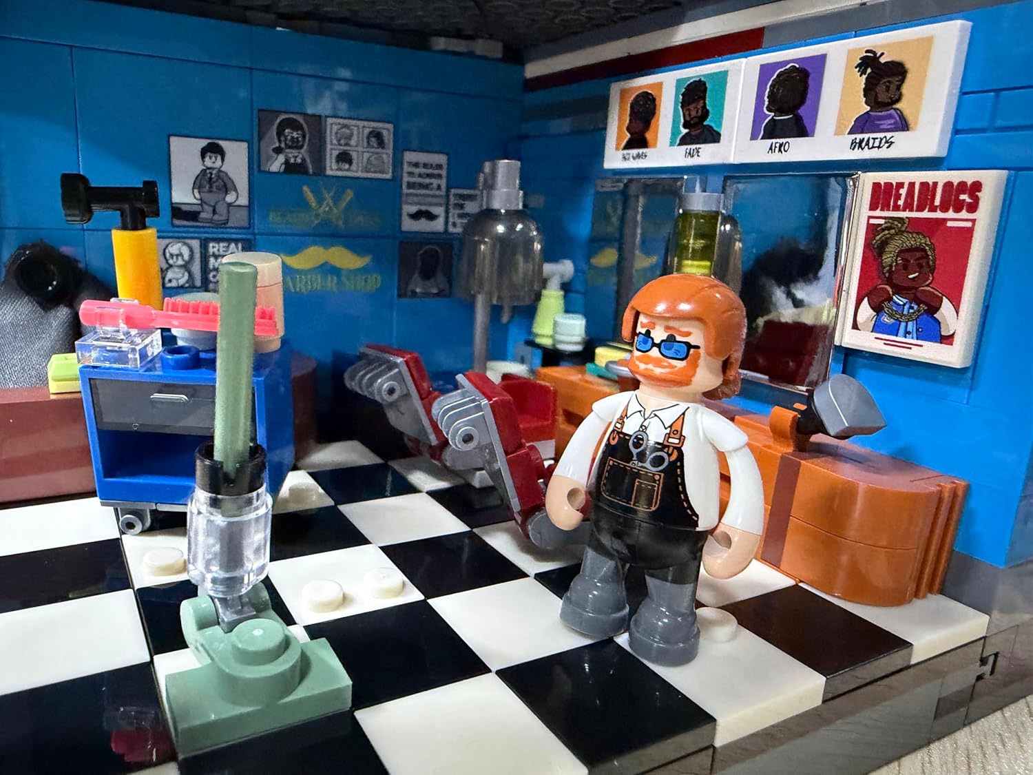 Lumibricks Barber Shop Interior