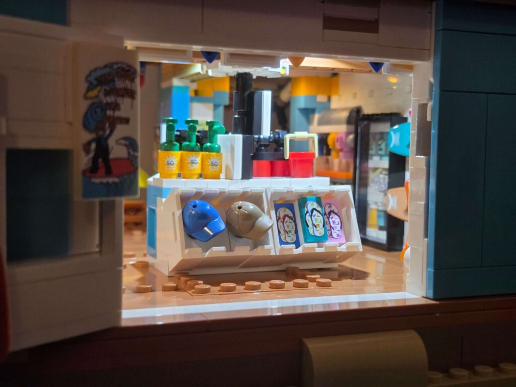 Lumibricks Surf Shop Opening Wall