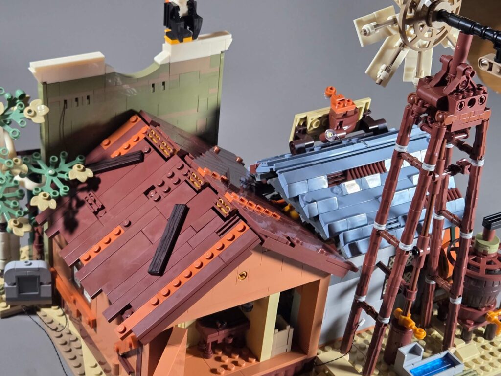 Lumibricks Western Carpentry Workshop roof