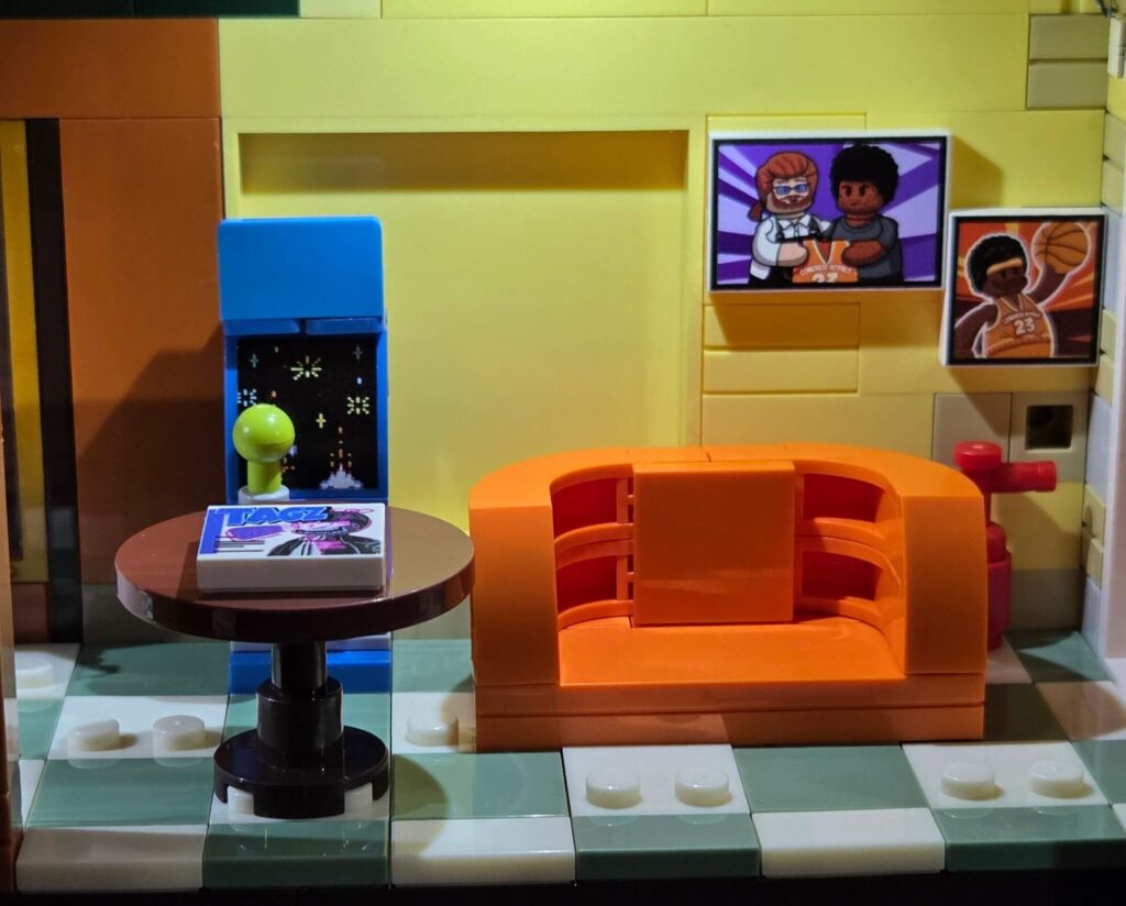 Lumibricks Barbershop waiting area 