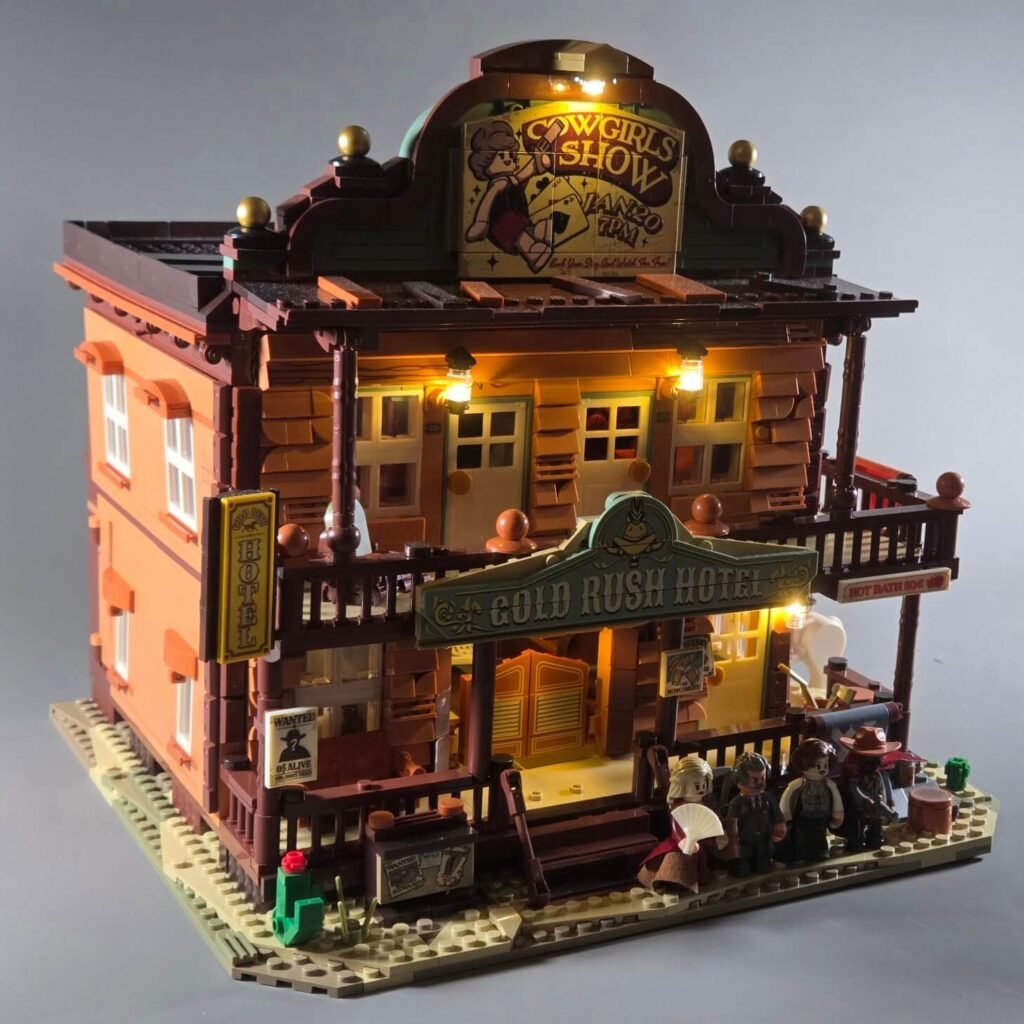 Lumibricks Old West Inn 14014 completed model