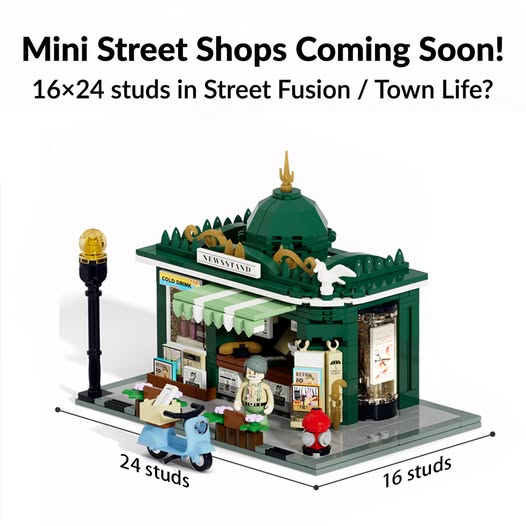 Lumibricks Mini Street Shops