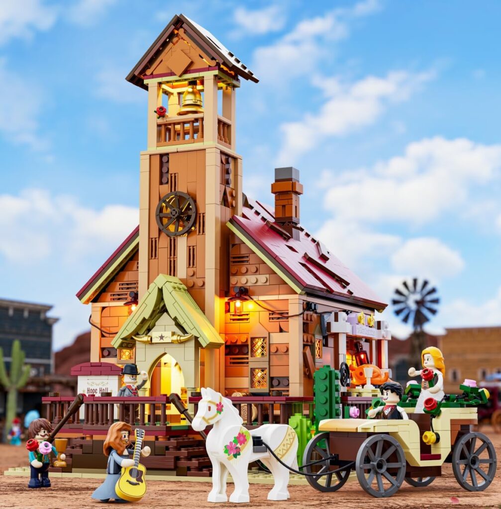 Lumibricks Old West Meeting Hall