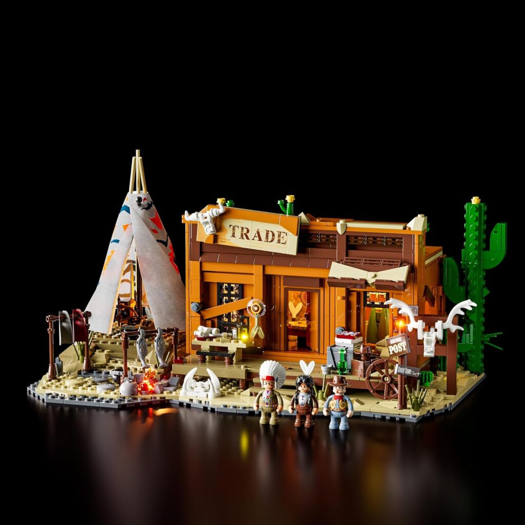 Lumibricks Western Fur Trading Post