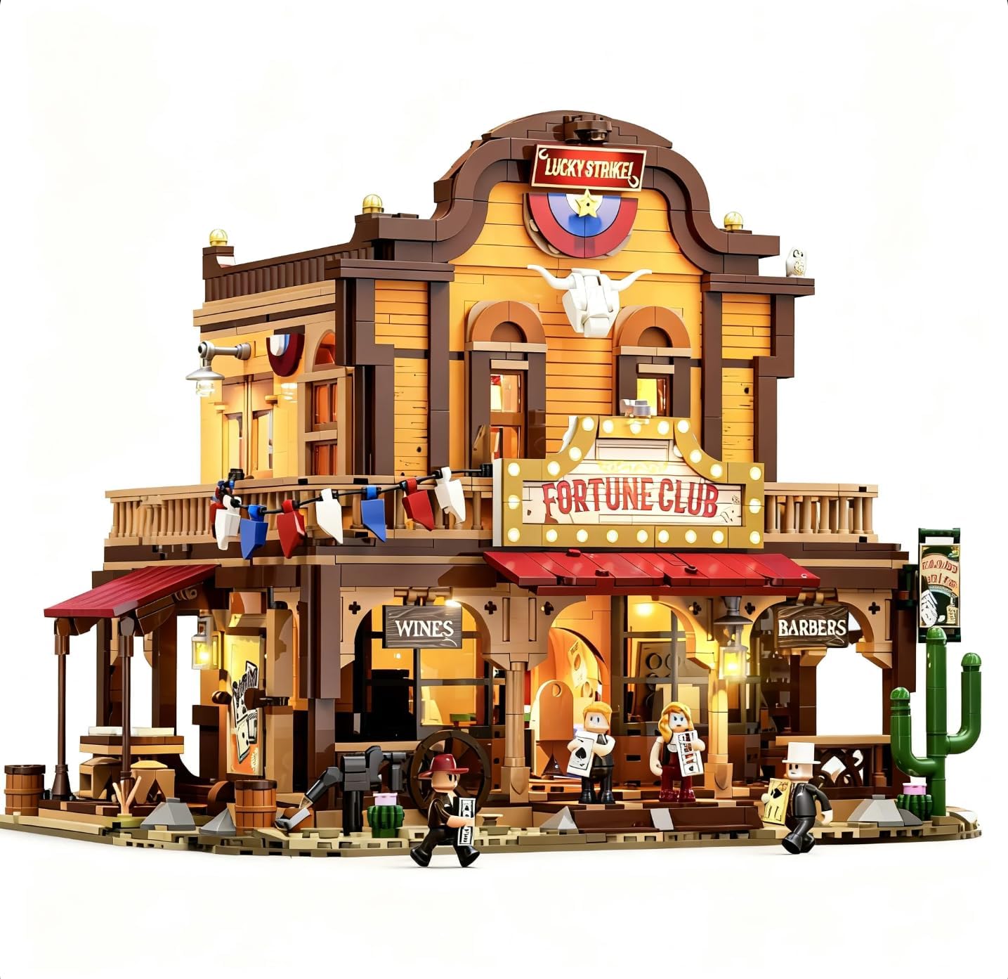 Lumibricks Old West Fortune Club Saloon