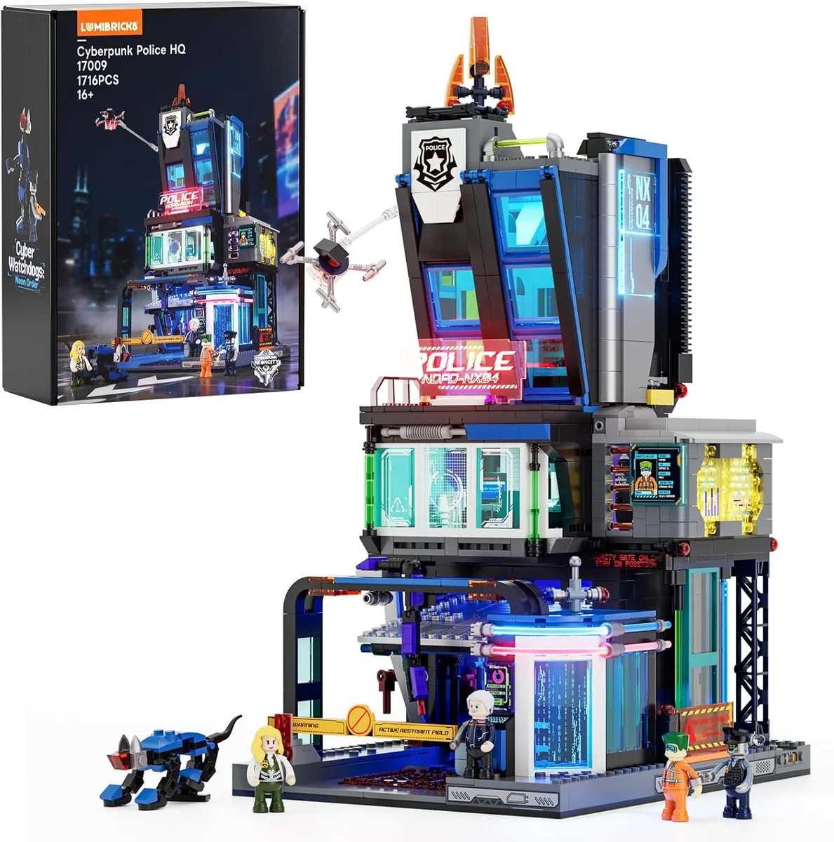 Lumibricks Cyberpunk Police Headquarters Prime Day deal