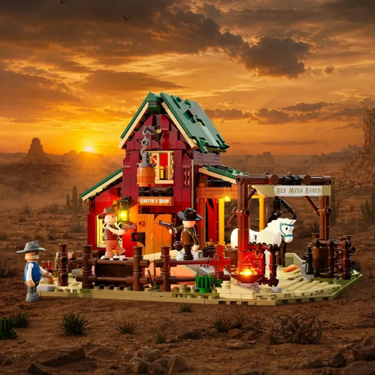 Lumibricks Wild West Ranch Duel 14017 official product image