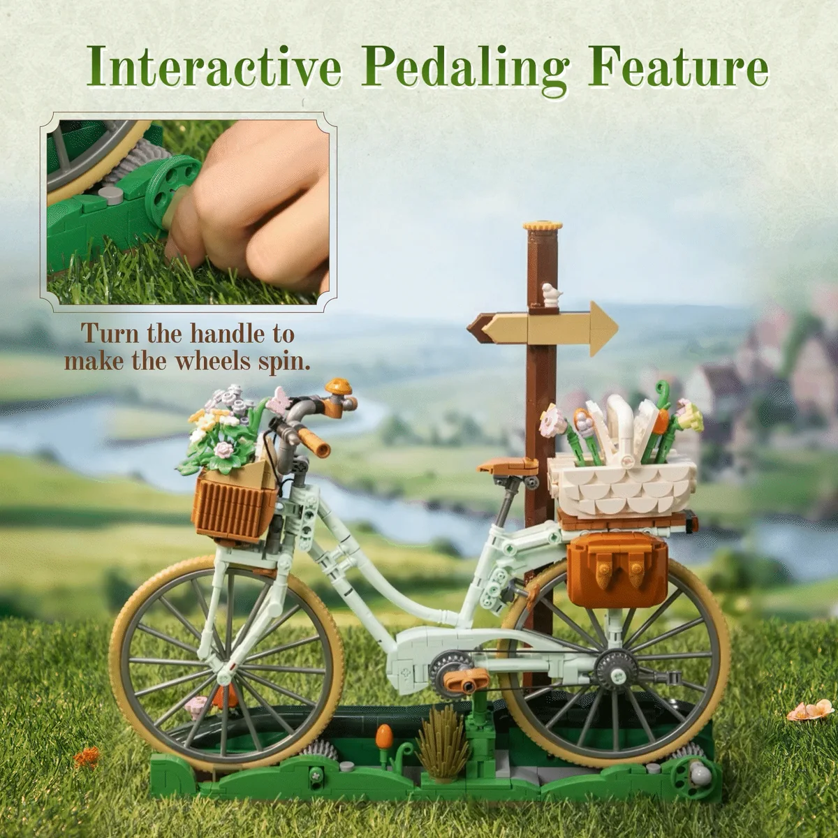 Pantasy Spring Picnic Bicycle 85059 pedalling feature