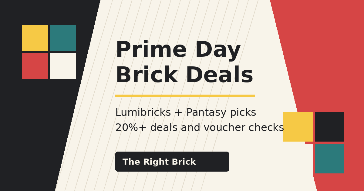 Prime Day Lumibricks and Pantasy deals on The Right Brick