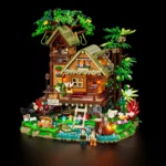 Lumibricks Misty Forest Cabin 10015 official product image