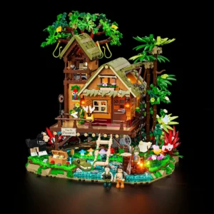 Lumibricks Misty Forest Cabin 10015 official product image