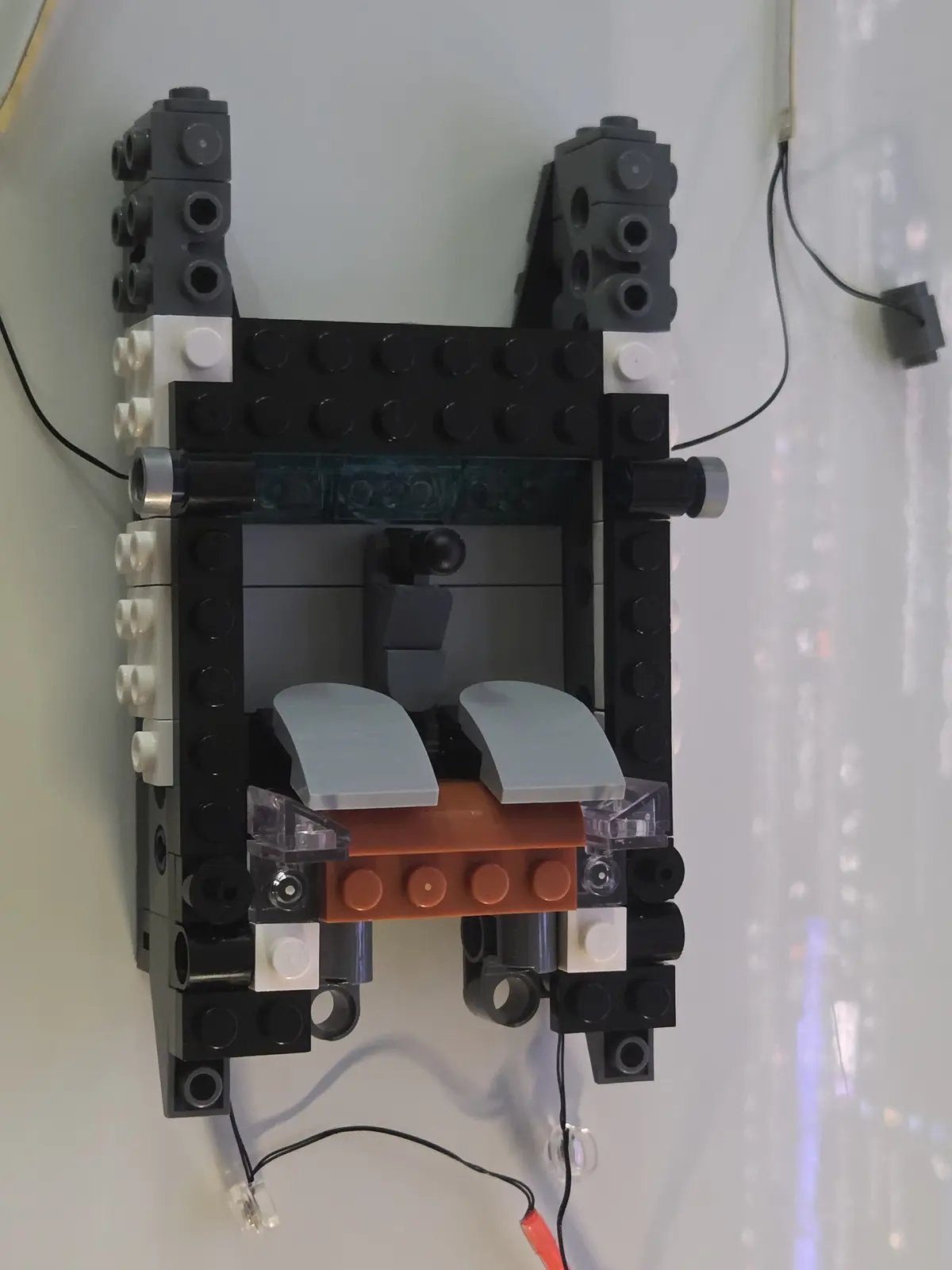 K's Spinner under construction with the lighting cables routed through the front chassis