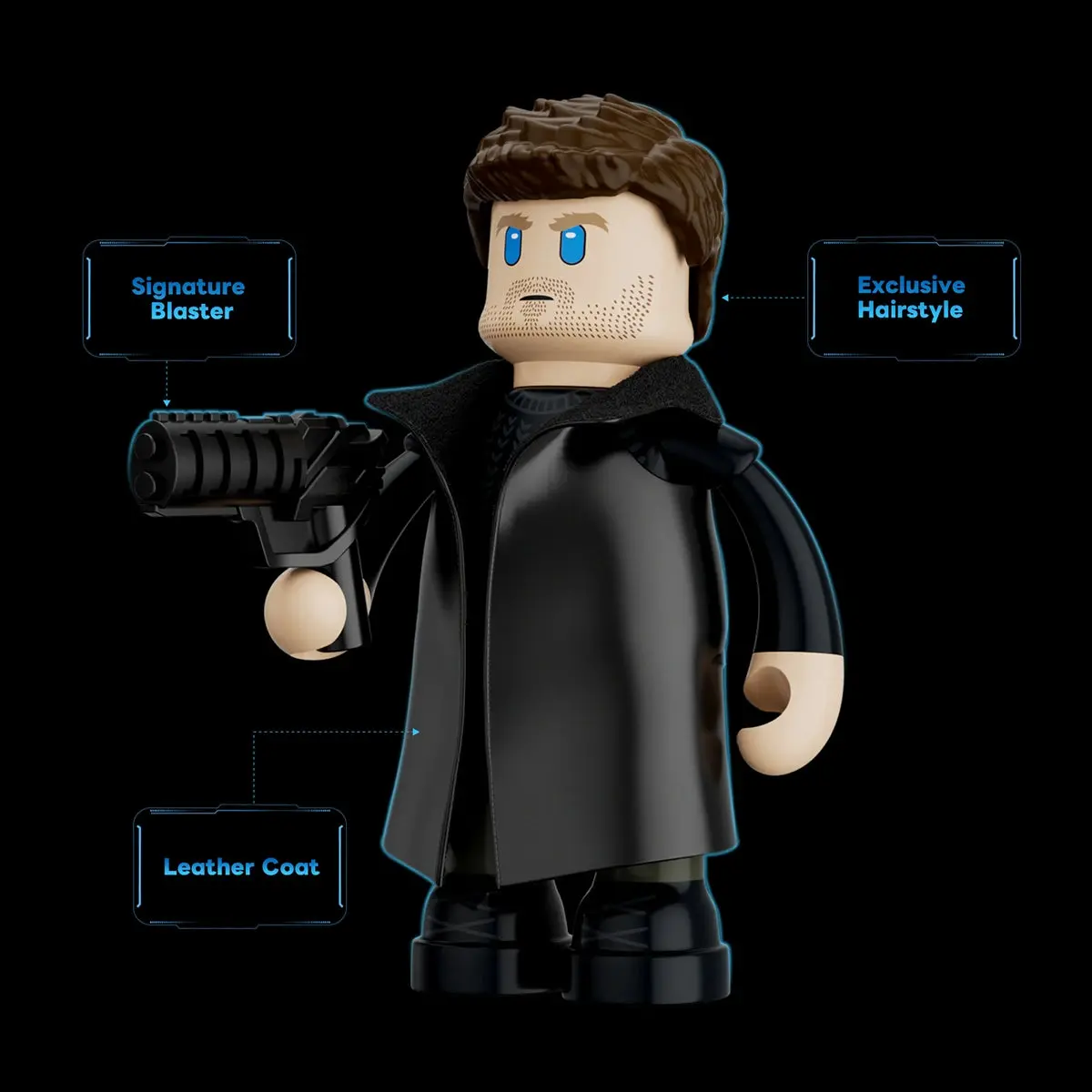 Officer K figure included with Lumibricks K's Spinner 23001