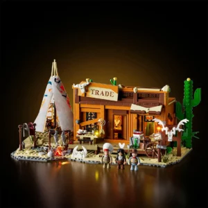 Lumibricks Western Fur Trading Post 14018 official product image