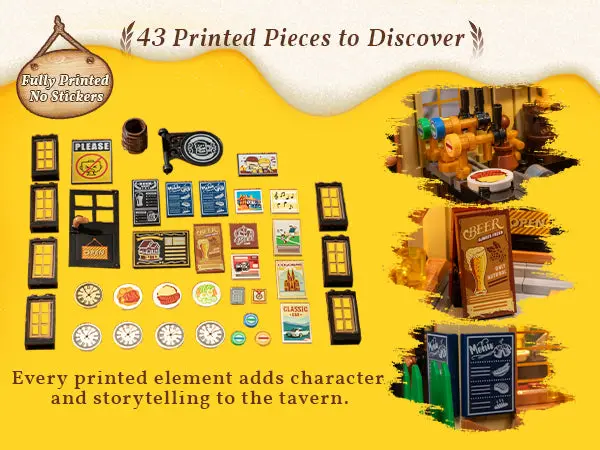 Pantasy Bavarian Tavern 85049 selection of 43 printed pieces