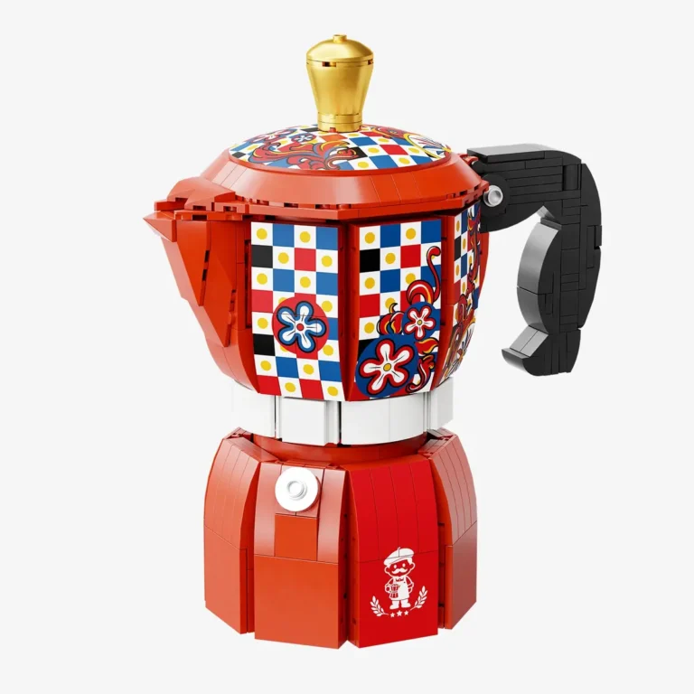 Pantasy Moka Pot 85058 completed brick-built model
