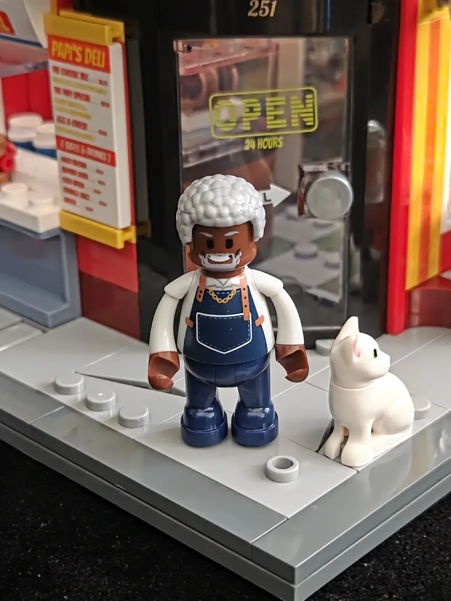 Papi The Boss and Boss Cat outside Lumibricks The Bodega 26 19017