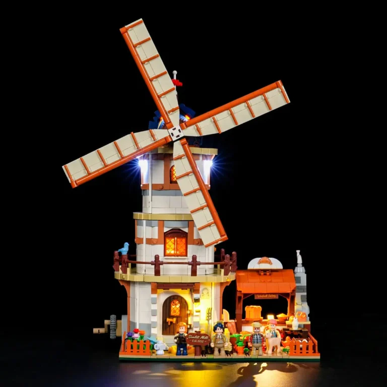 Lumibricks Dutch Windmill Millhouse 16012 lit building set