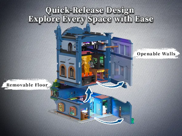 Pantasy Ghost Cinema 85066 openable walls and removable floor