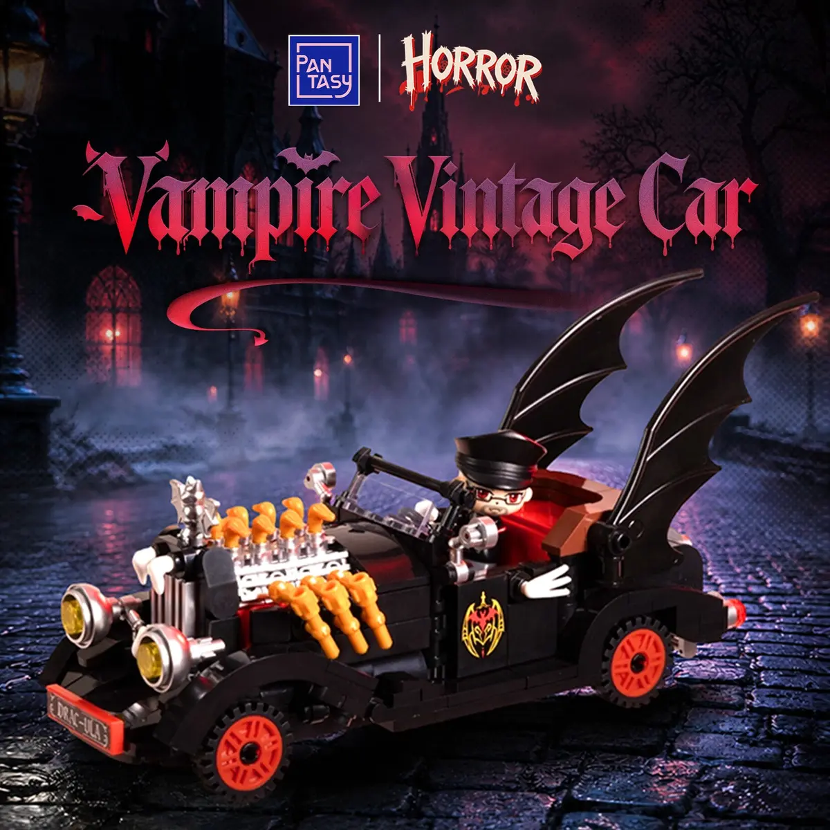 Pantasy Vampire Vintage Car 85071 gothic convertible
