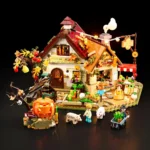 Lumibricks Autumn Farmhouse 16013 illuminated complete model