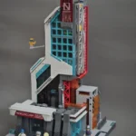 Lumibricks Neon Tech Tower 17011 complete daylight exterior