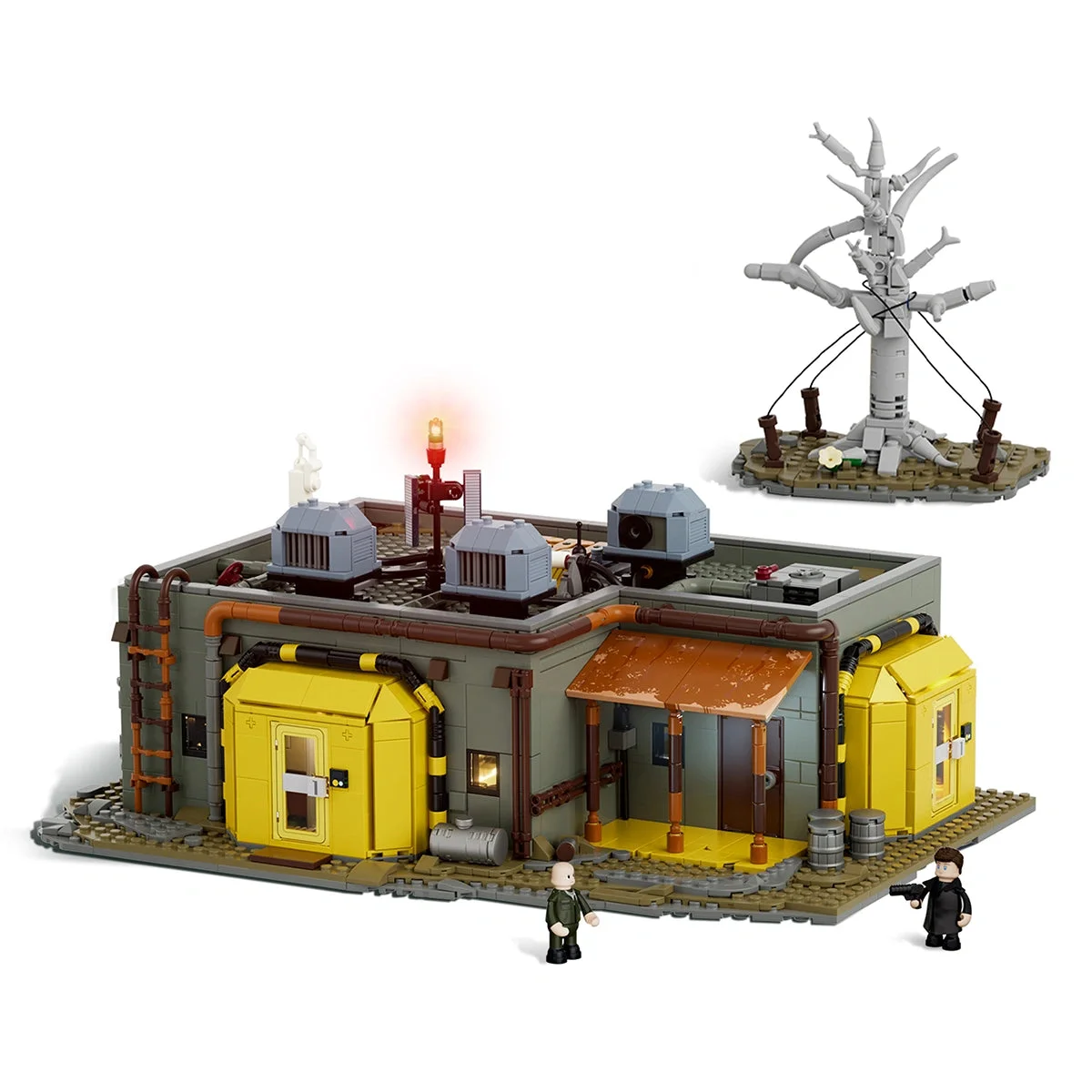 Lumibricks Protein Farm Living Quarters 23002 cabin tree and figures