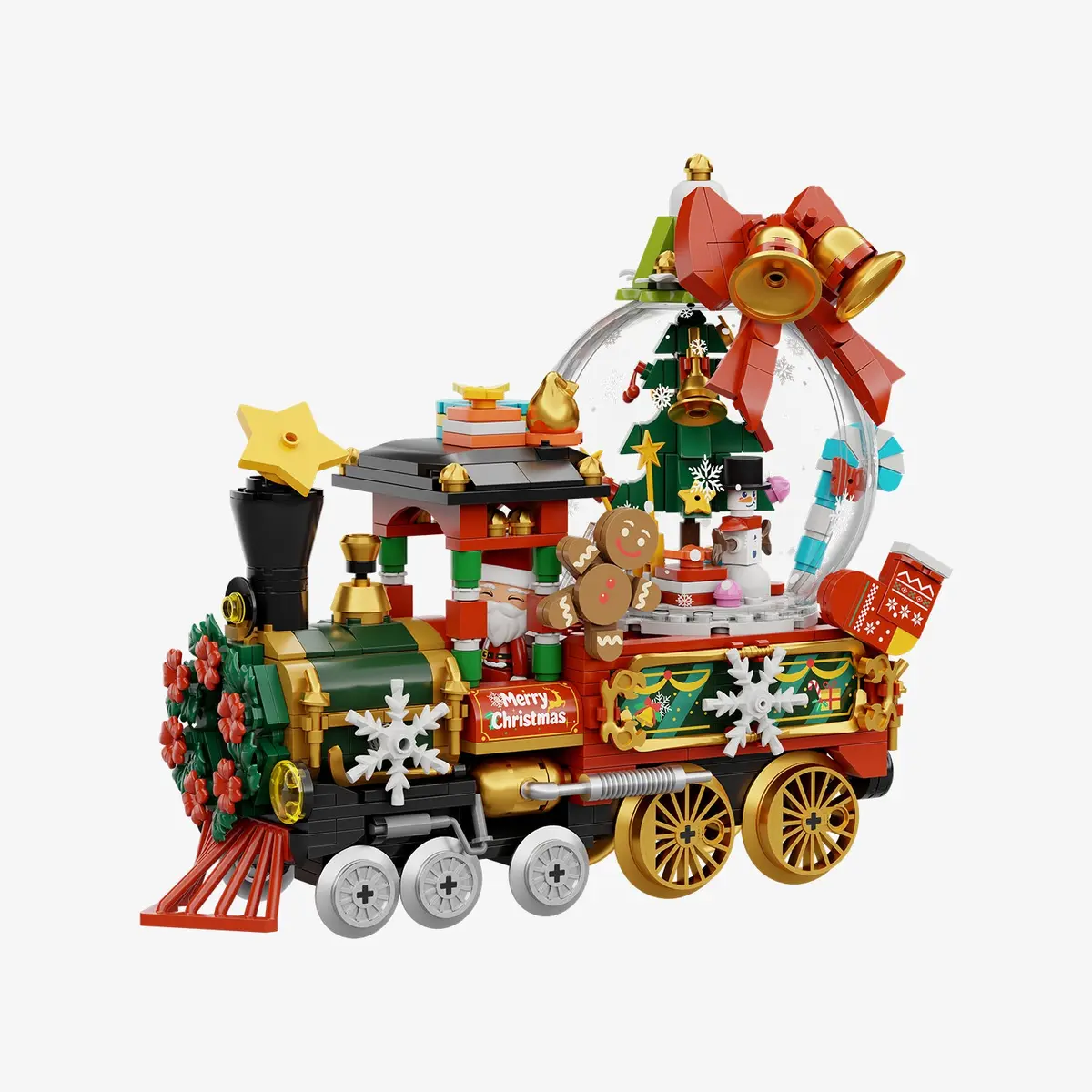 Pantasy Christmas Train 85076 festive brick set
