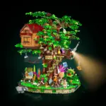 Lumibricks Explorer Treehouse 10016 lit jungle hideout
