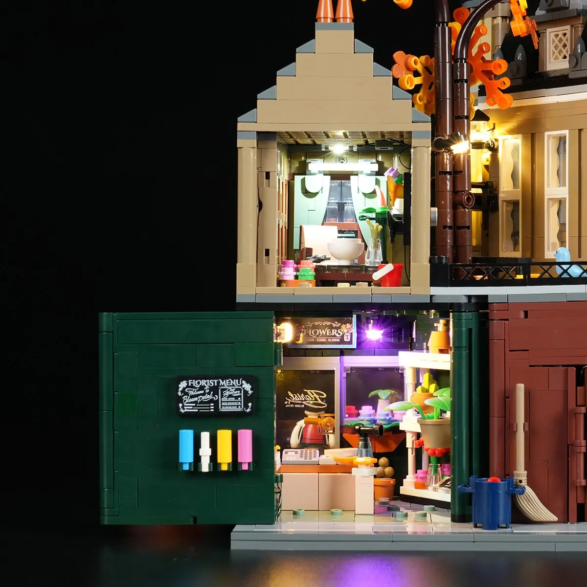 Bloom Petal flower shop and upstairs floral studio inside Lumibricks Edinburgh Corner