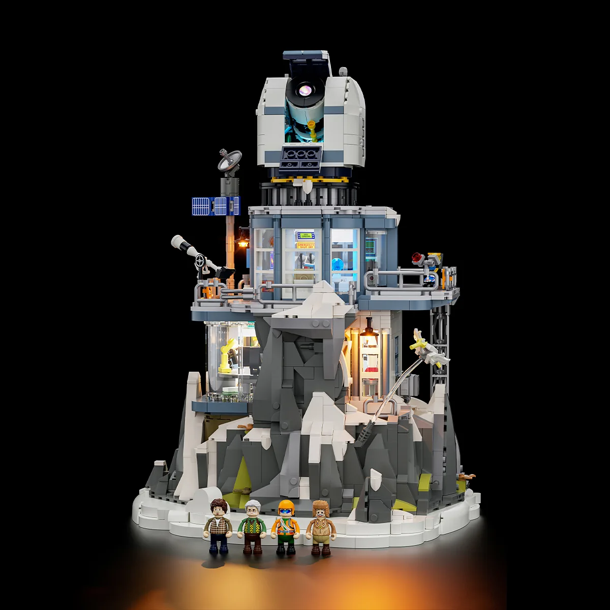 Lumibricks Alpine Observatory official illuminated product view