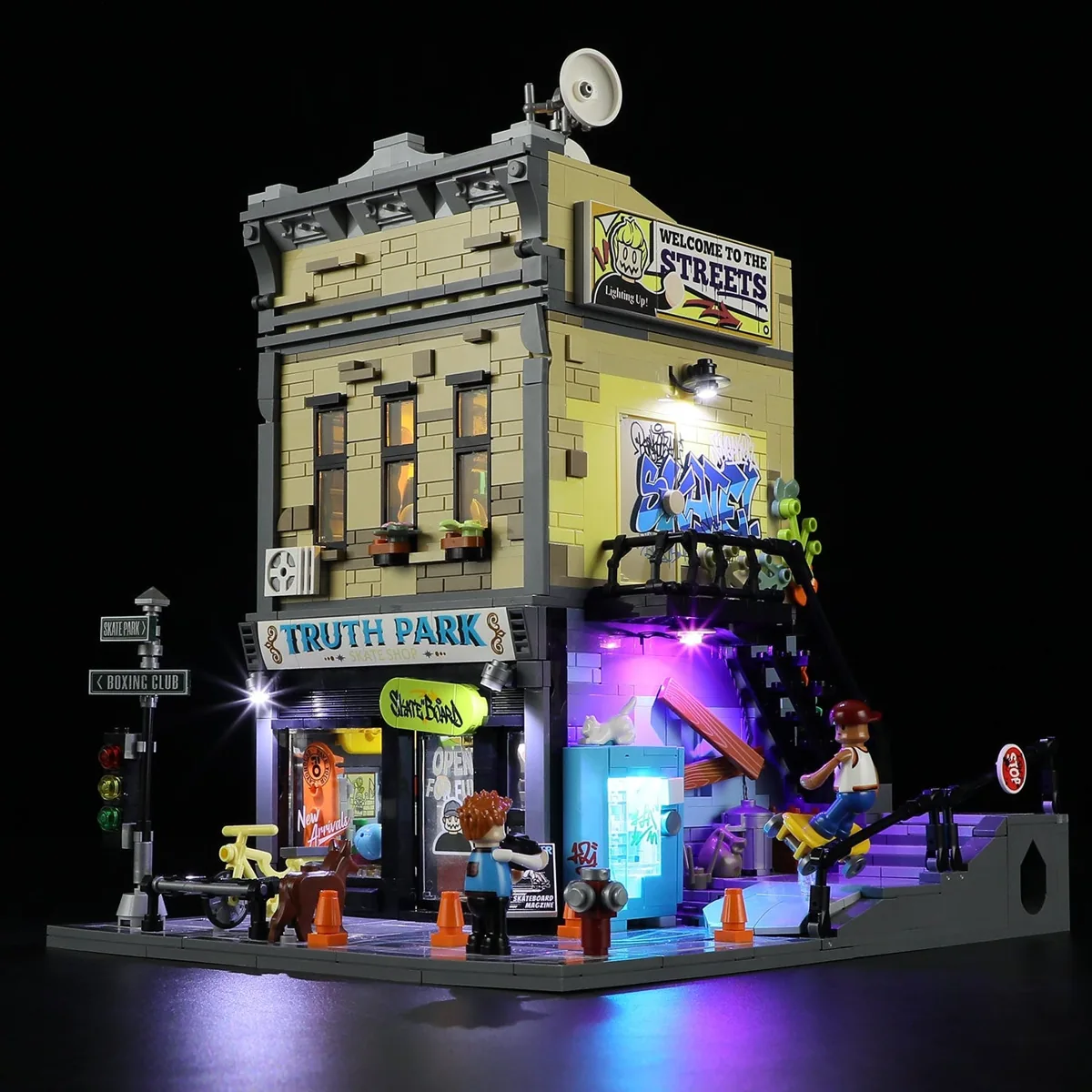 Lumibricks Skate Shop official illuminated product view