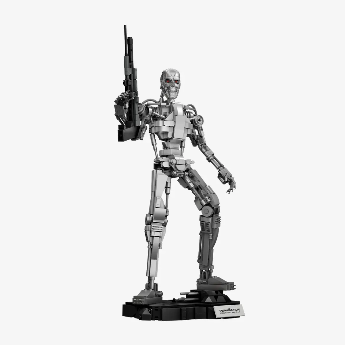 Pantasy Terminator T-800 87503 full figure with plasma rifle and display base