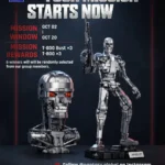 Pantasy Terminator T-800 Bust 87502 and full endoskeleton 87503 revealed in giveaway artwork